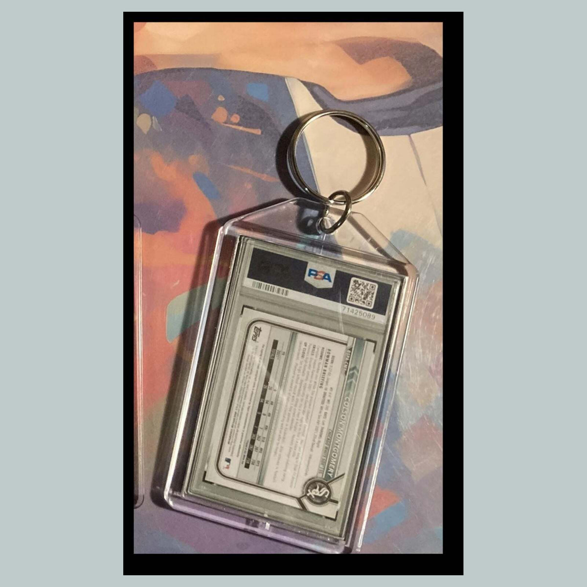 3509 Colson Montgomery 2022 SE Auto Custom Hand Made Keychain Makes Great Gift