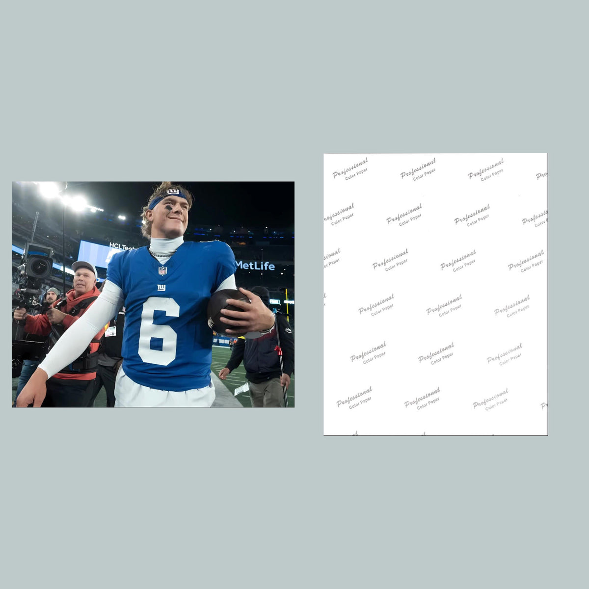 0832 8X10 Jaxson Dart After Game Glow Glossy Photo Fast-Secure Shipping FBL