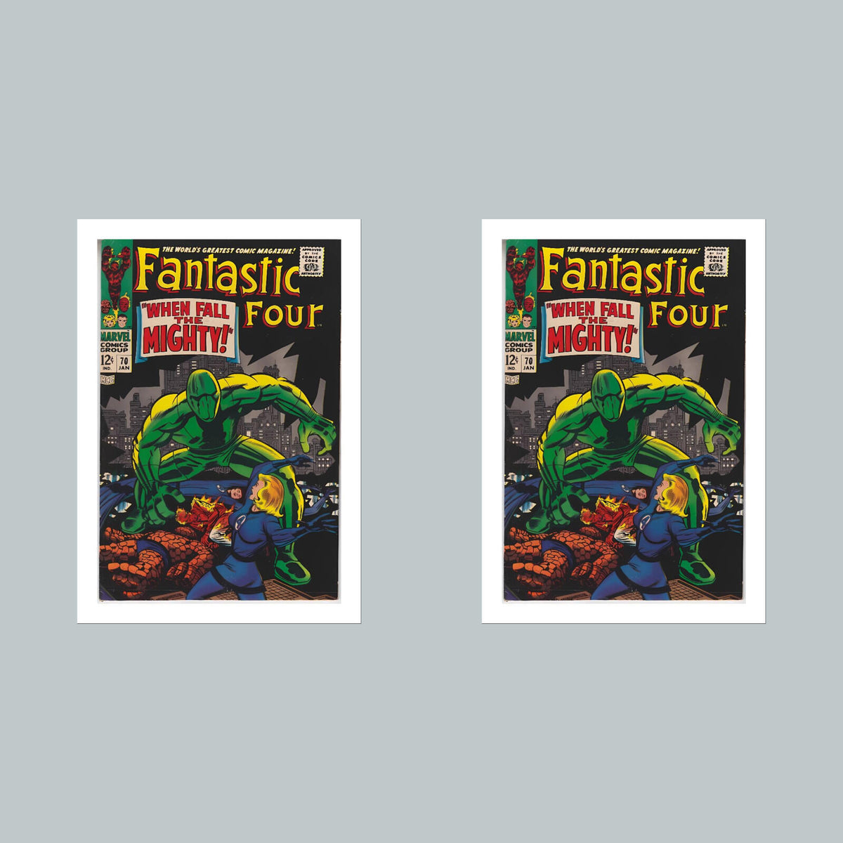 2122 Fantastic Four 8x10 Glossy Photo Comic Book Cover Fast-Secure Shipping