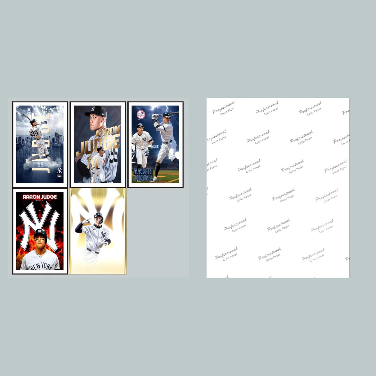 1386B Fiver Bundle 8X10 Glossy Photos Aaron Judge -A Great Gift BBL
