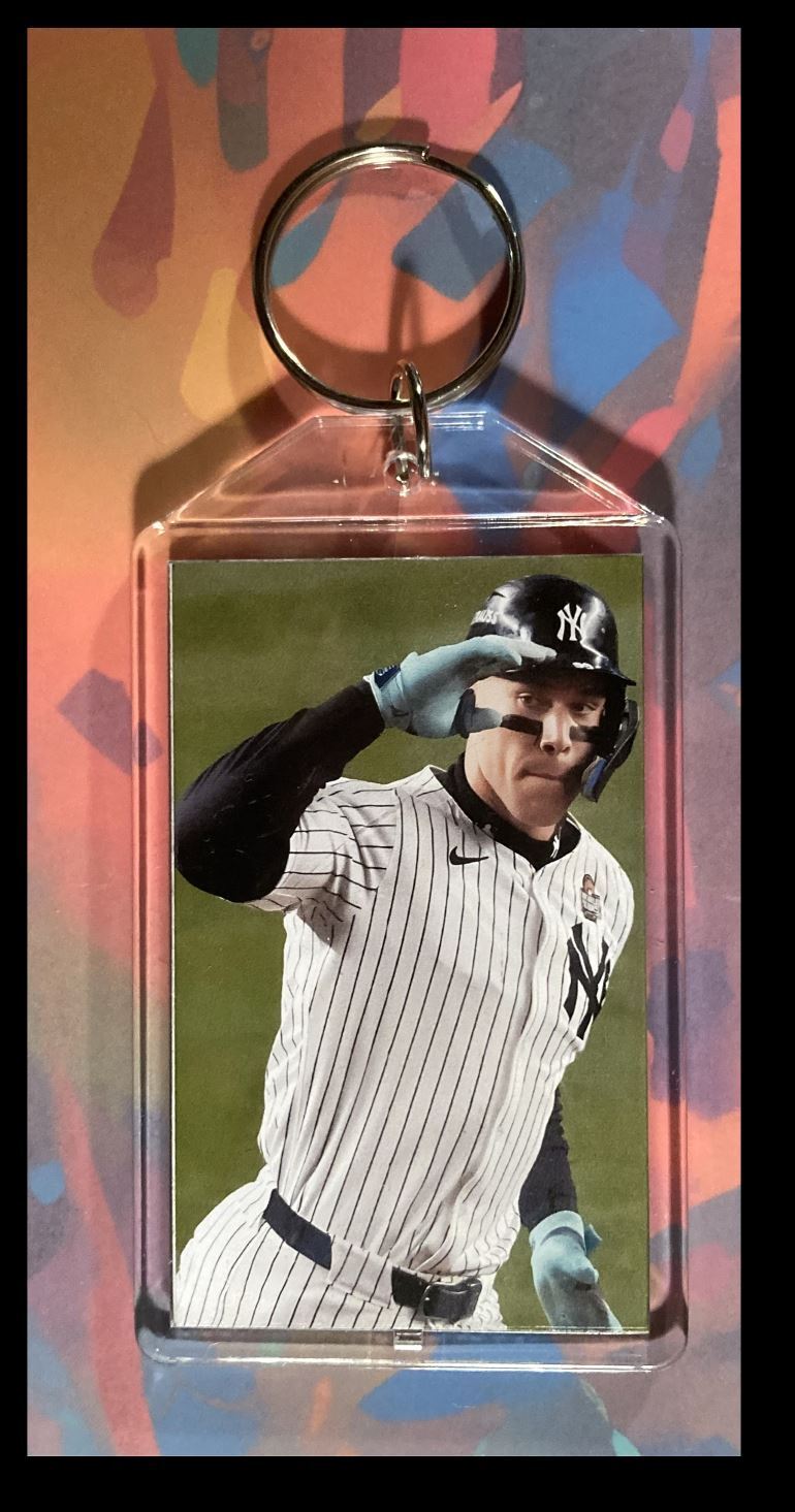 3361 Aaron Judge Salute Custom Hand Made Keychain-Makes A Great Gift