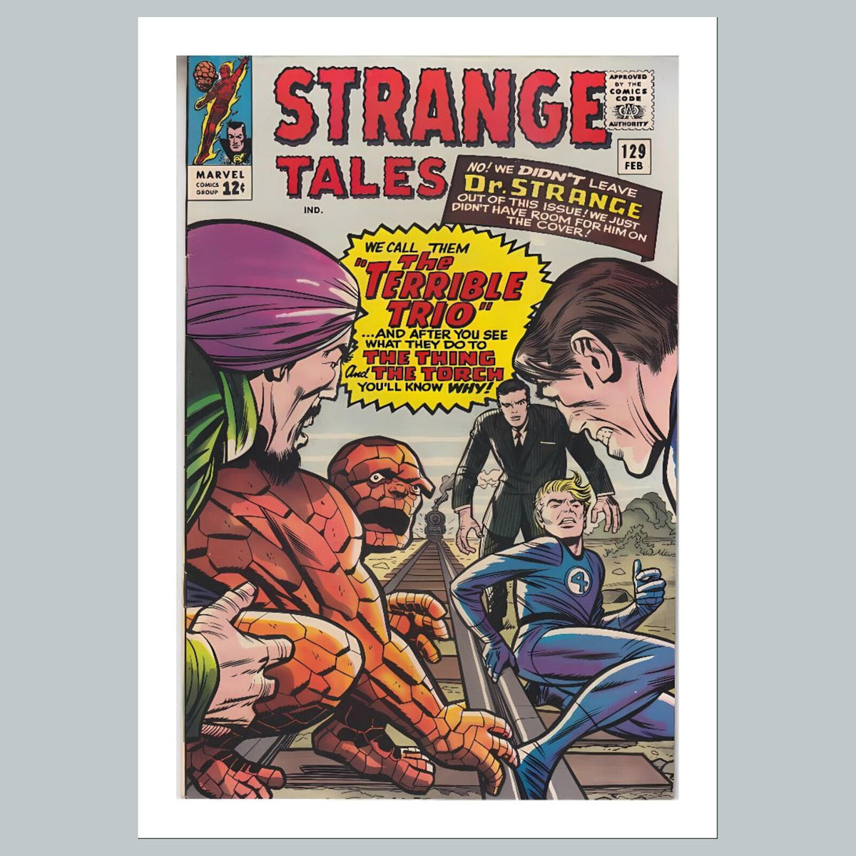 2524 Strange Tales 8x10 Glossy Photo Comic Book CoverFast-Secure Shipping