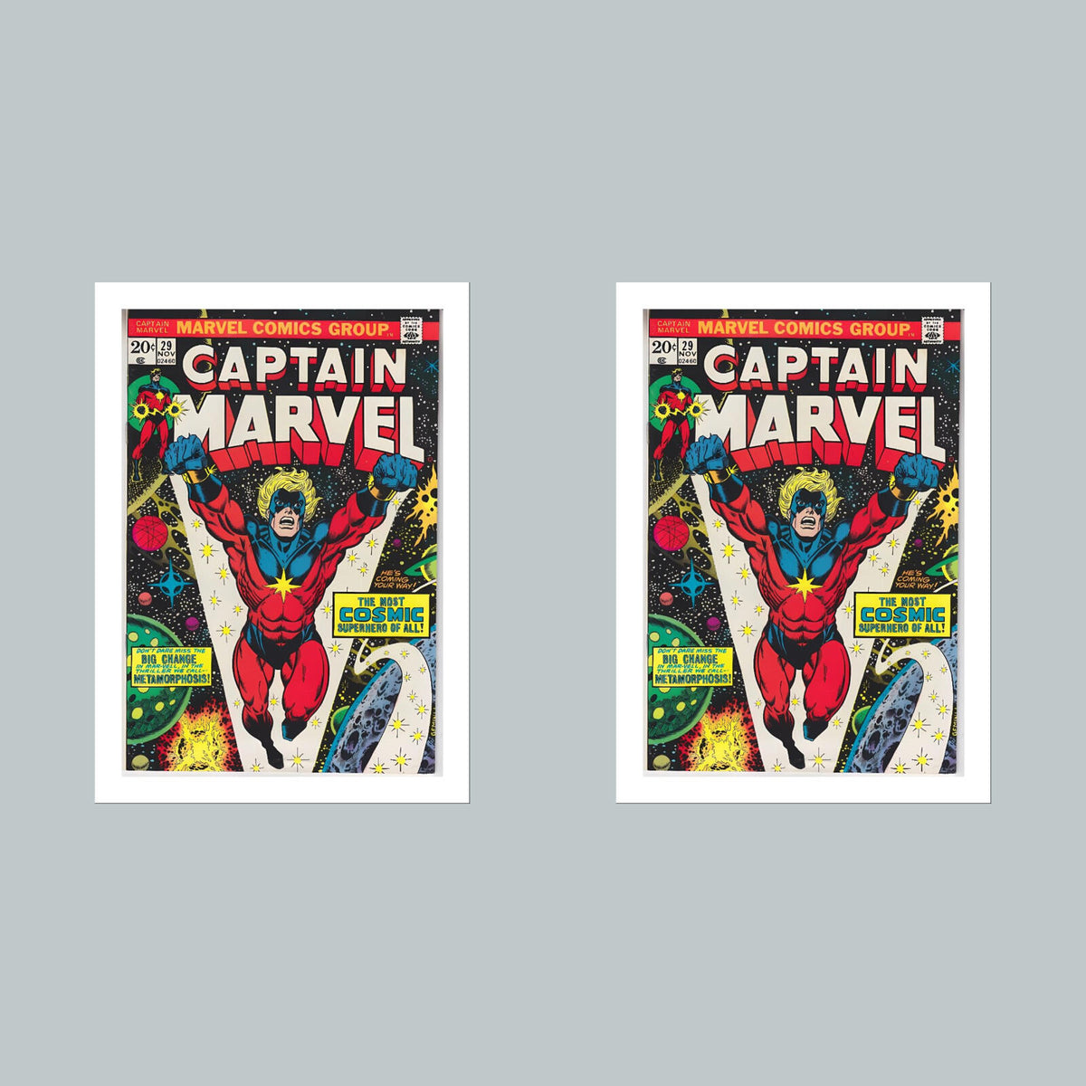 1903 Captain Marvel 8x10 Glossy Photo Comic Book Cover Fast-Secure Shipping