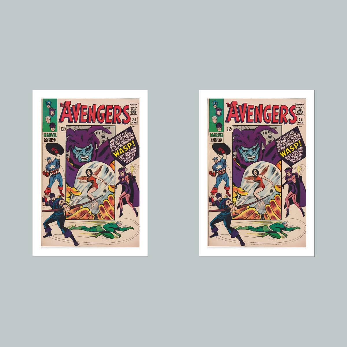 1835 The Avengers 8x10 Glossy Photo Comic Book Cover Fast-Secure Shipping