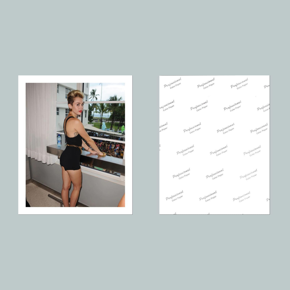 1733 Miley Cyrus 8x10 Glossy Photo Fast-Secure Shipping Makes A Great Gift