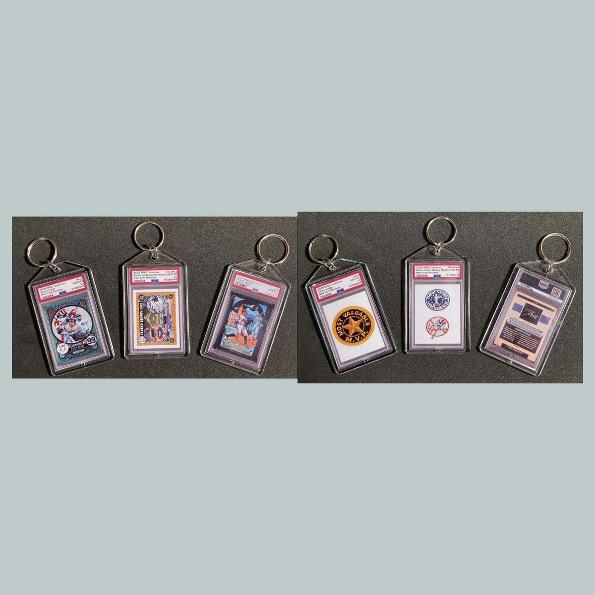 3786B Aaron Judge 3 Pack Keychains