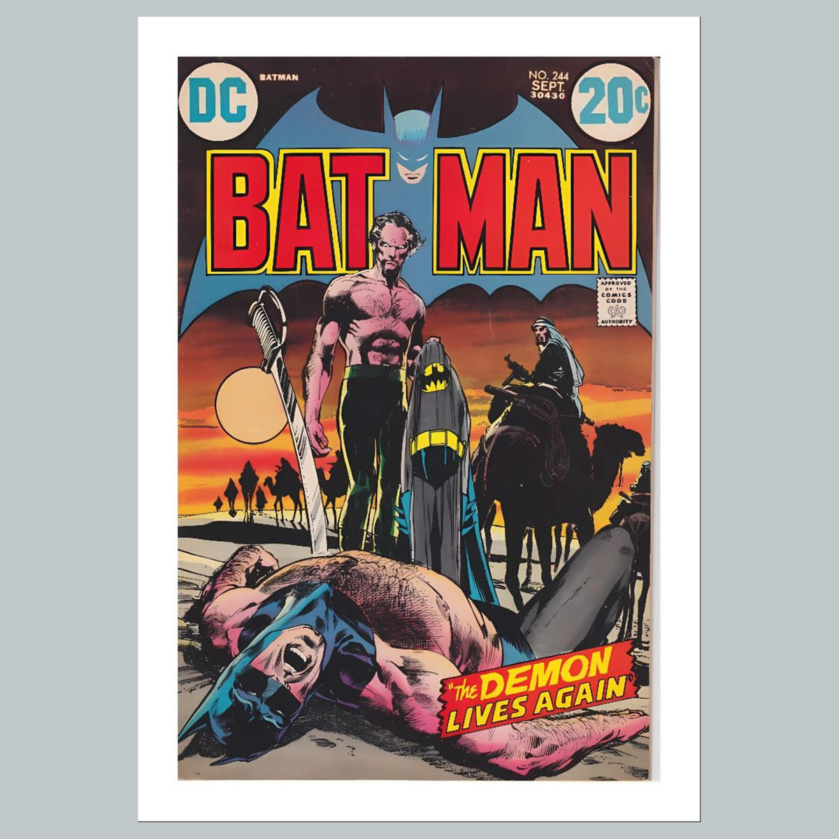 1936 Bat Man 8x10 Glossy Photo Comic Book Cover Fast-Secure Shipping
