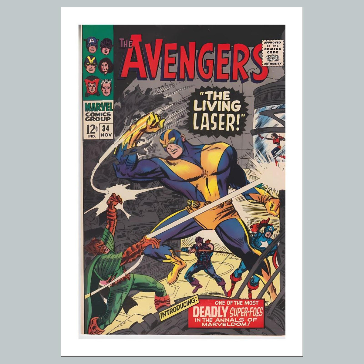 1842 The Avengers 8x10 Glossy Photo Comic Book Cover Fast-Secure Shipping