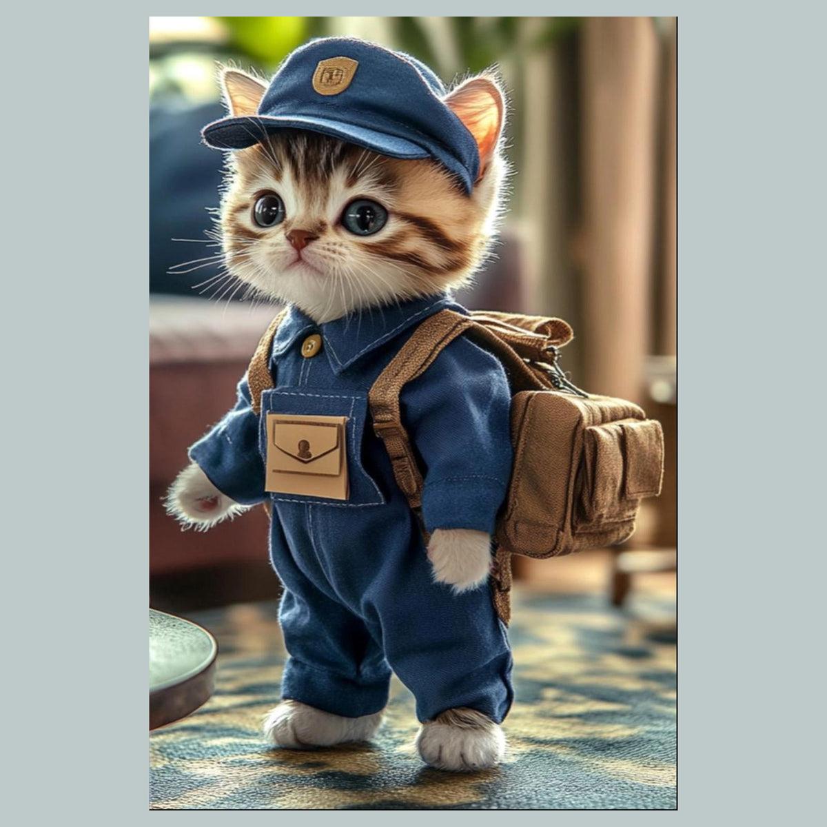 1332 Kitty Mailman 8x10 Glossy Photo - Fast-Secure Shipping MS