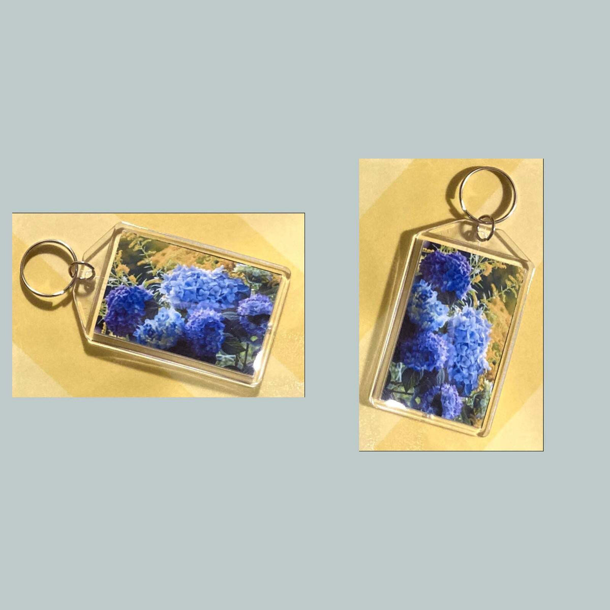 3704 Hydrangea Acrylic Keychain | Floral Keychain | Flower Lover Gift
