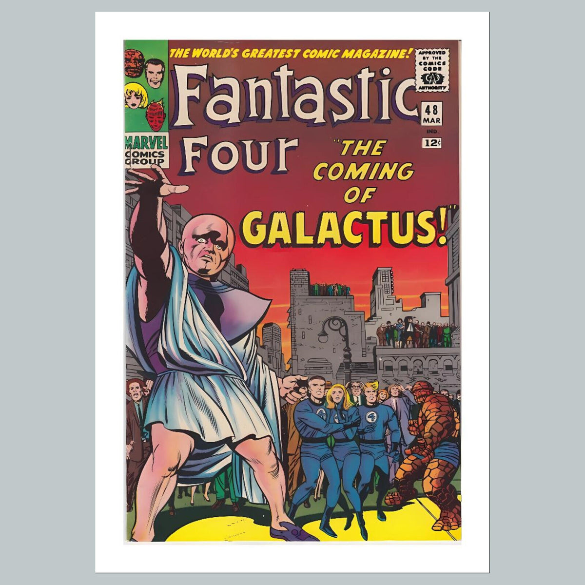 1977 Fantastic Four 8x10 Glossy Photo Comic Book Cover Fast-Secure Shipping