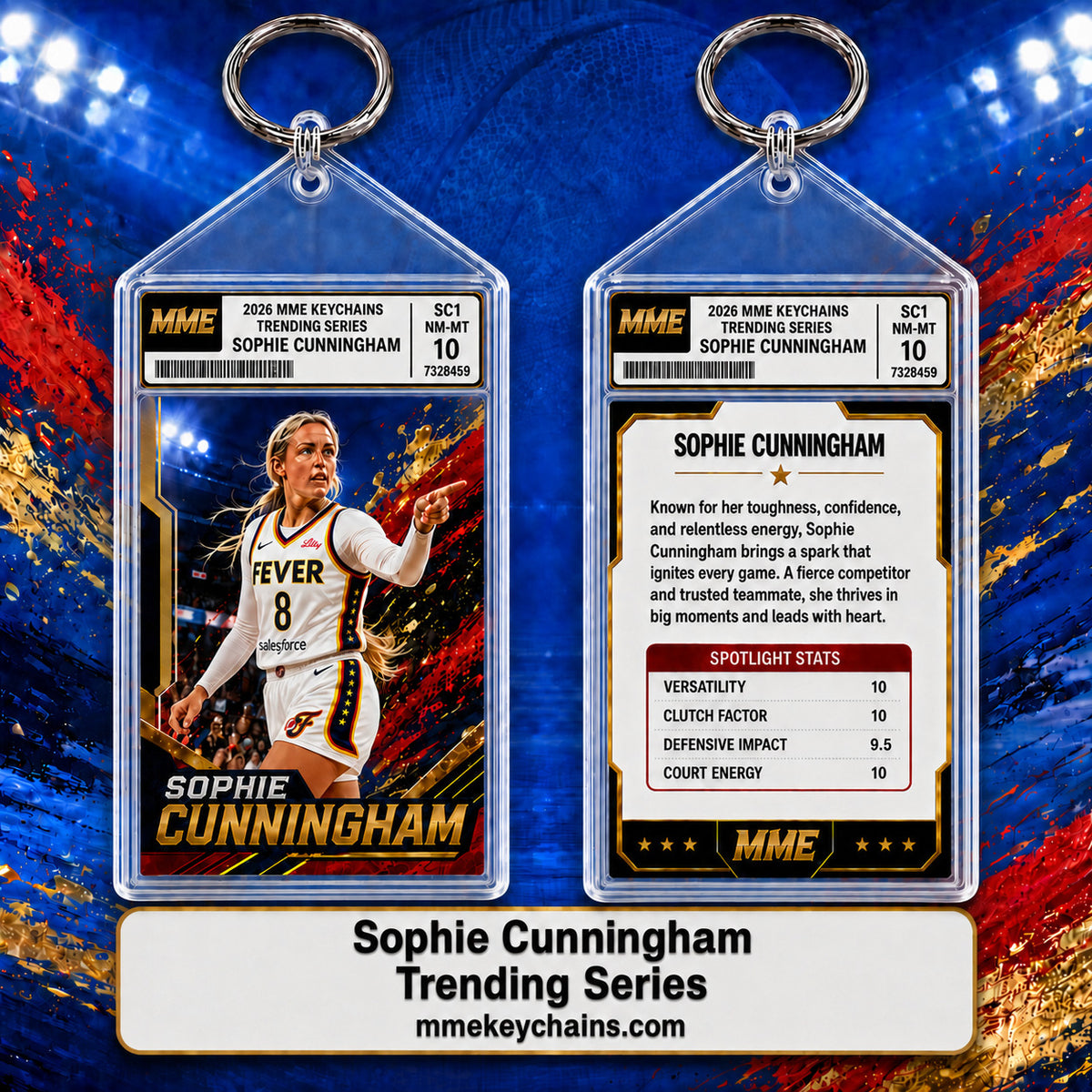 4141 Sophie Cunningham Trending Series Keychain Custom Acrylic Photo Keychain