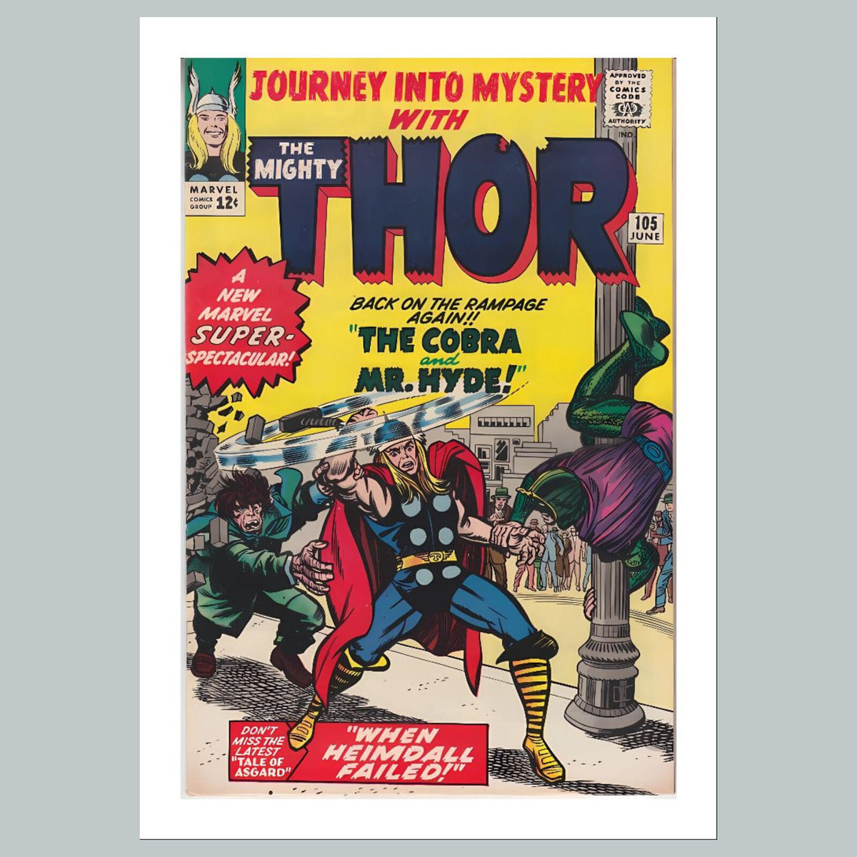 2080 Thor 8x10 Glossy Photo Comic Book Cover Fast-Secure Shipping