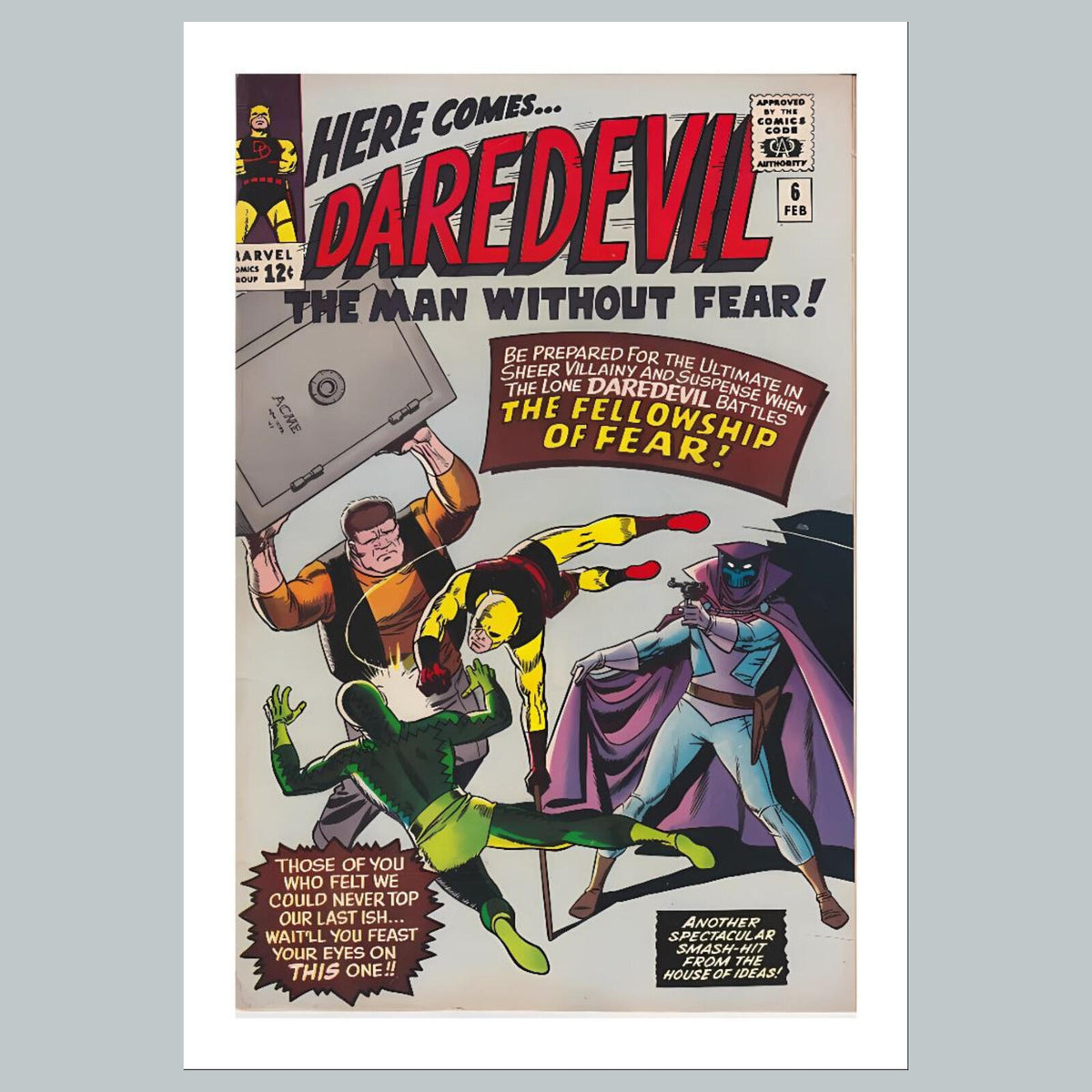 1920 Daredevil 8x10 Glossy Photo Comic Book Cover Fast-Secure Shipping