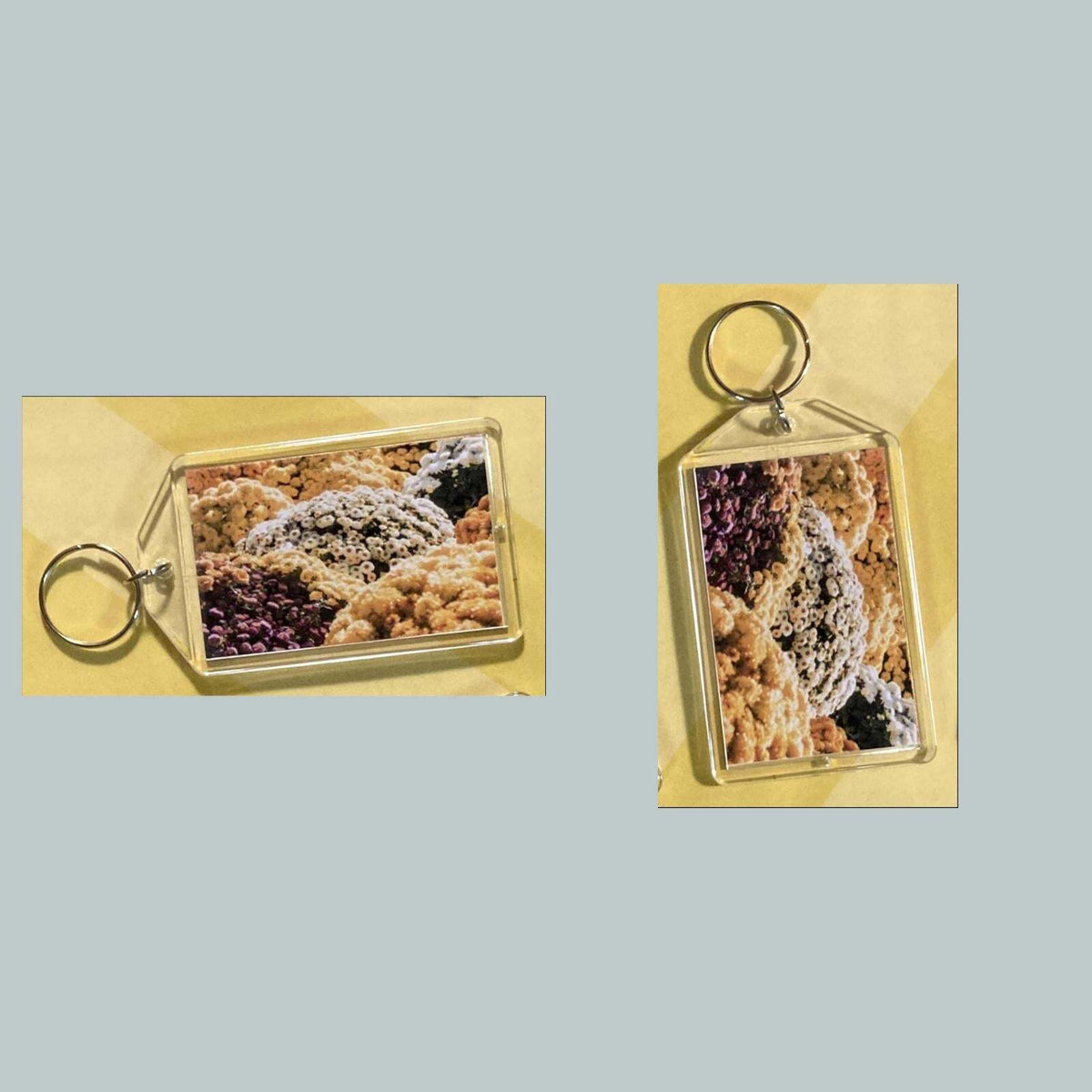 3681 Chrysanthemu Acrylic Keychain | Floral Keychain | Flower Lover Gift