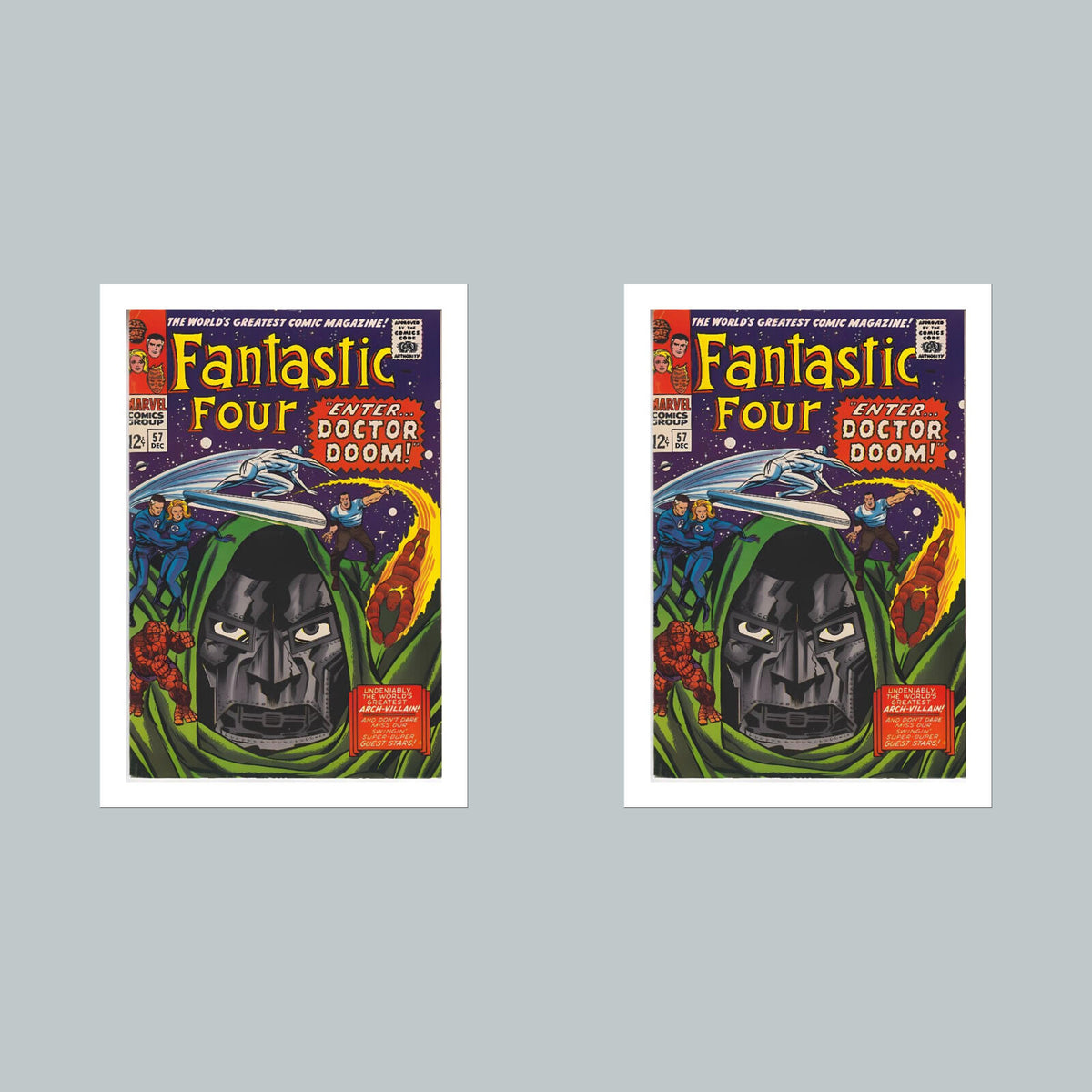 2134 Fantastic Four 8x10 Glossy Photo Comic Book Cover Fast-Secure Shipping
