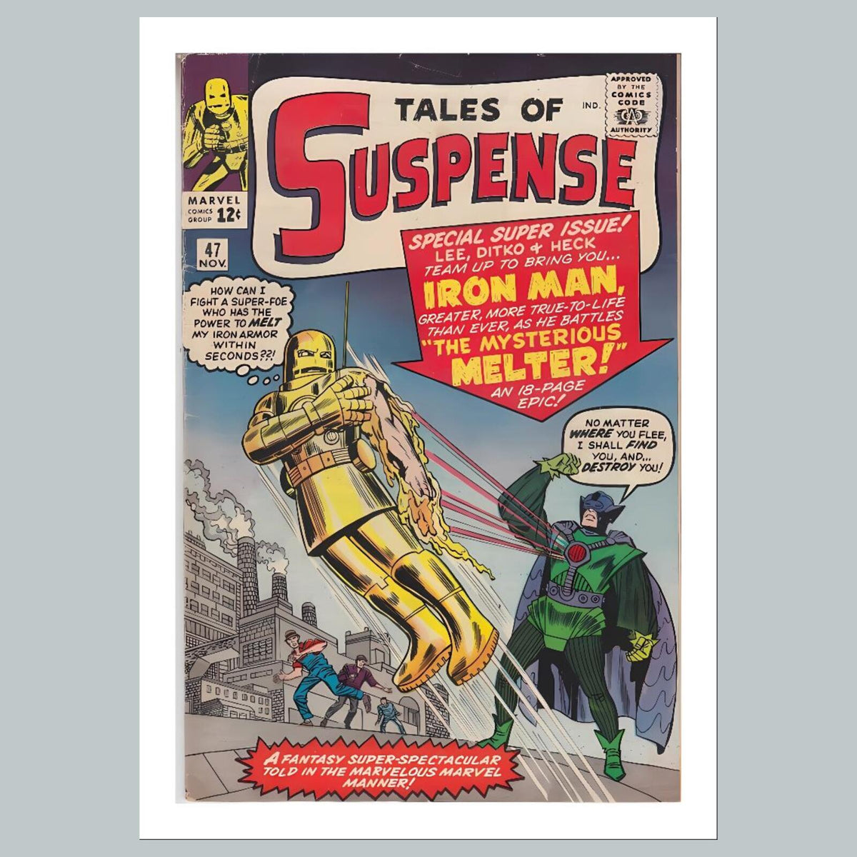 2451 Tales Of Suspense 8x10 Glossy Photo Comic Book CoverFast-Secure Shipping