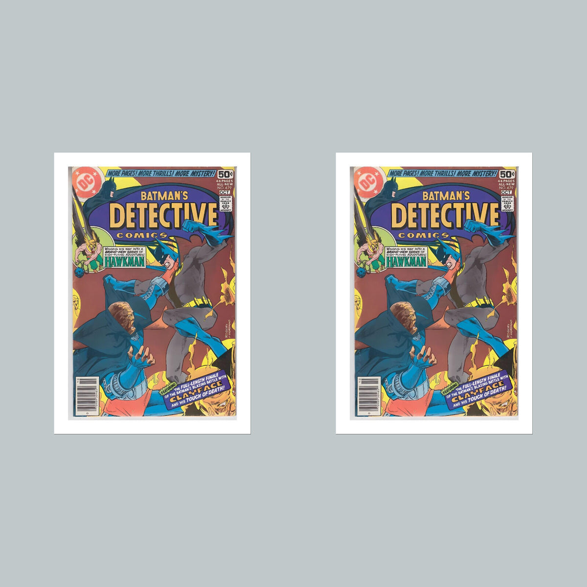 2010 Batmans Detective 8x10 Glossy Photo Comic Book Cover Fast-Secure Shipping