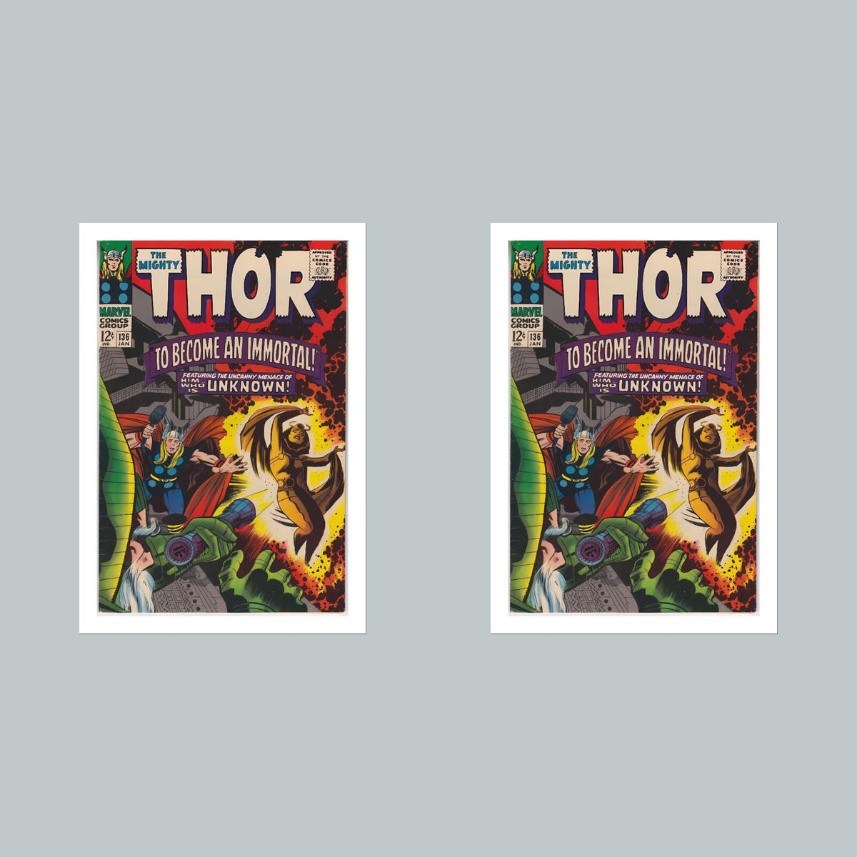 2180 Thor 8x10 Glossy Photo Comic Book Cover Fast-Secure Shipping