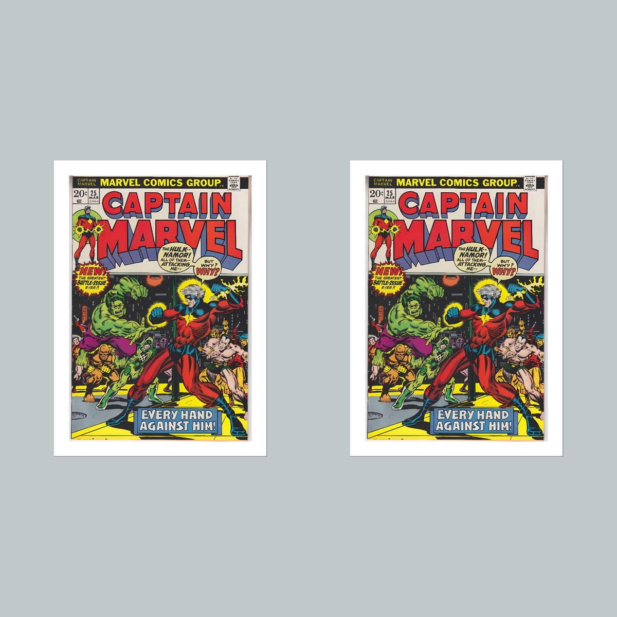 1925 Captain Marvel 8x10 Glossy Photo Comic Book Cover Fast-Secure Shipping