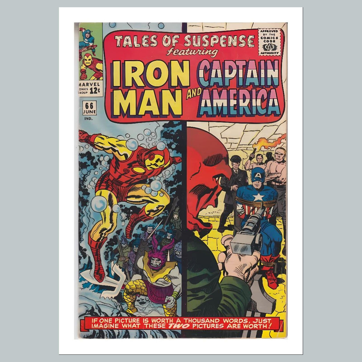 2433 Tales Of Suspense 8x10 Glossy Photo Comic Book Cover Fast-Secure Shipping