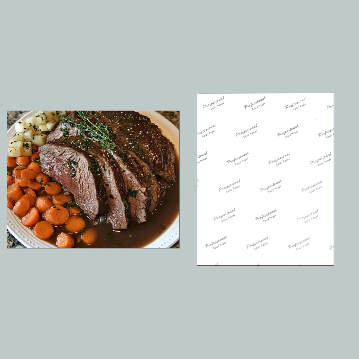 0901 8x10 Glossy Photo Roast Beef - Fast-Secure Shipping MS