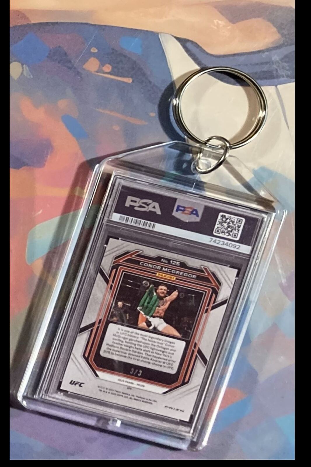 3097 Conor McGregor 2023 Panini Prizm Gold Shimmer