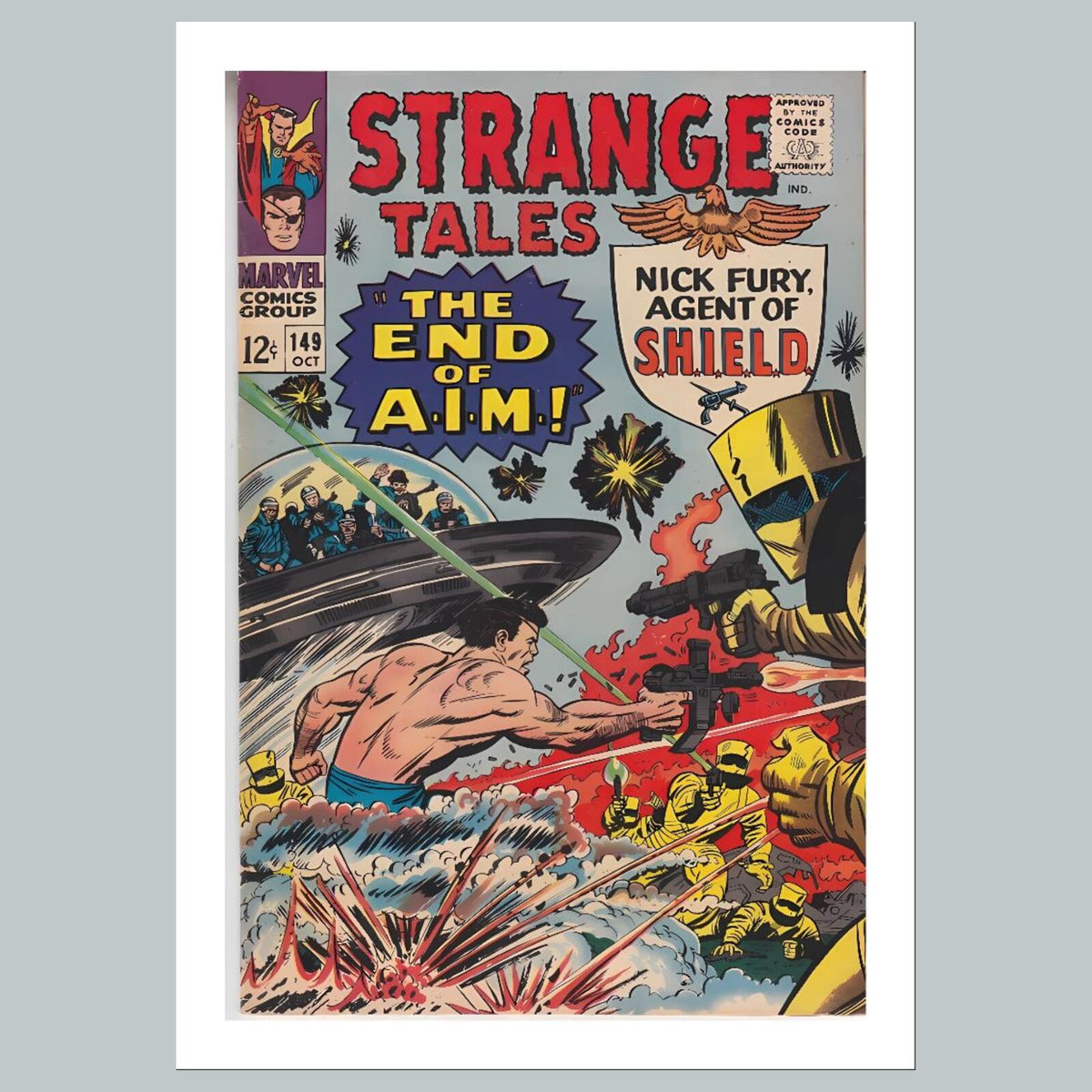 2492 Strange Tales 8x10 Glossy Photo Comic Book CoverFast-Secure Shipping