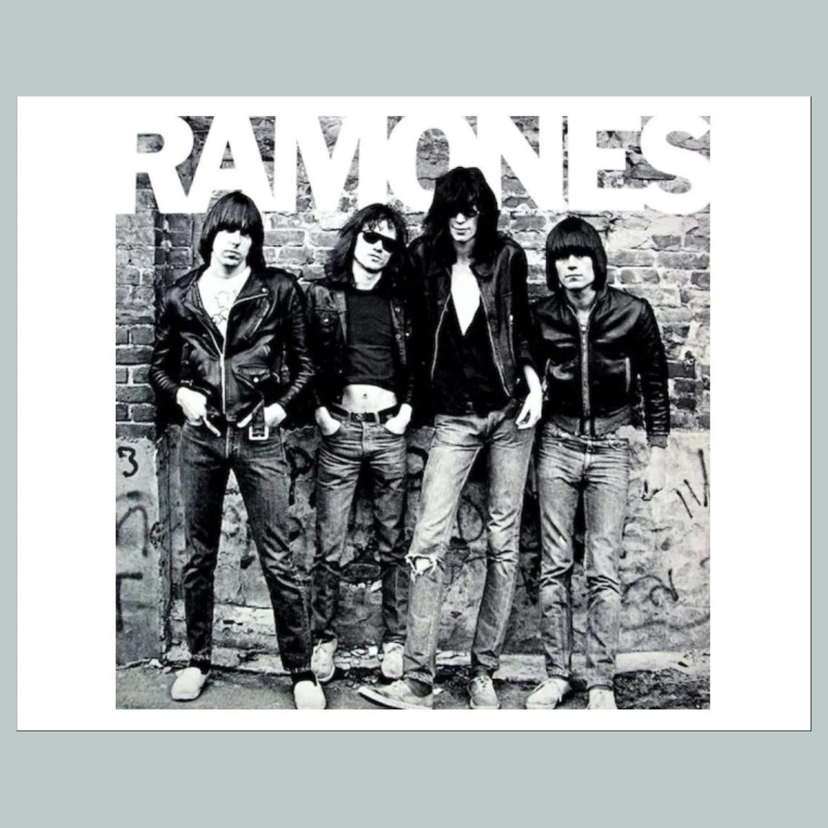 0951 P Ramones: Ramones 1974 8x10 Glossy Photo Album Cover MS