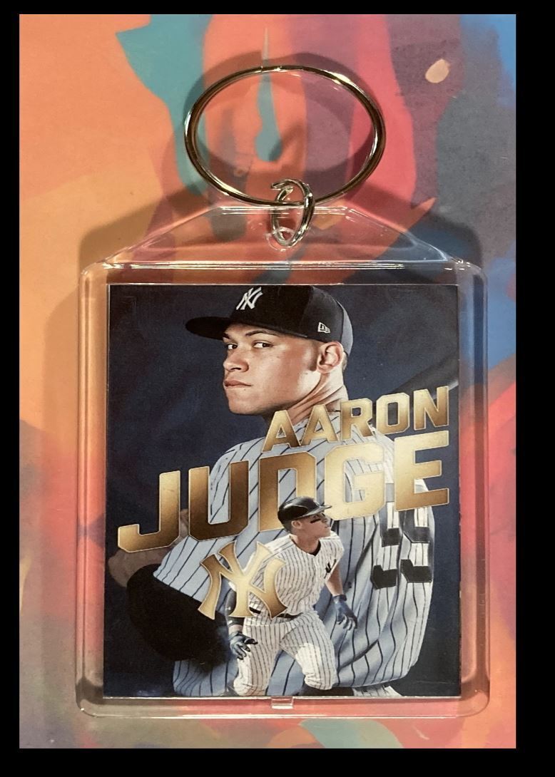 3310 Aaron Judge - Gold Letters Custom Hand Made Keychain