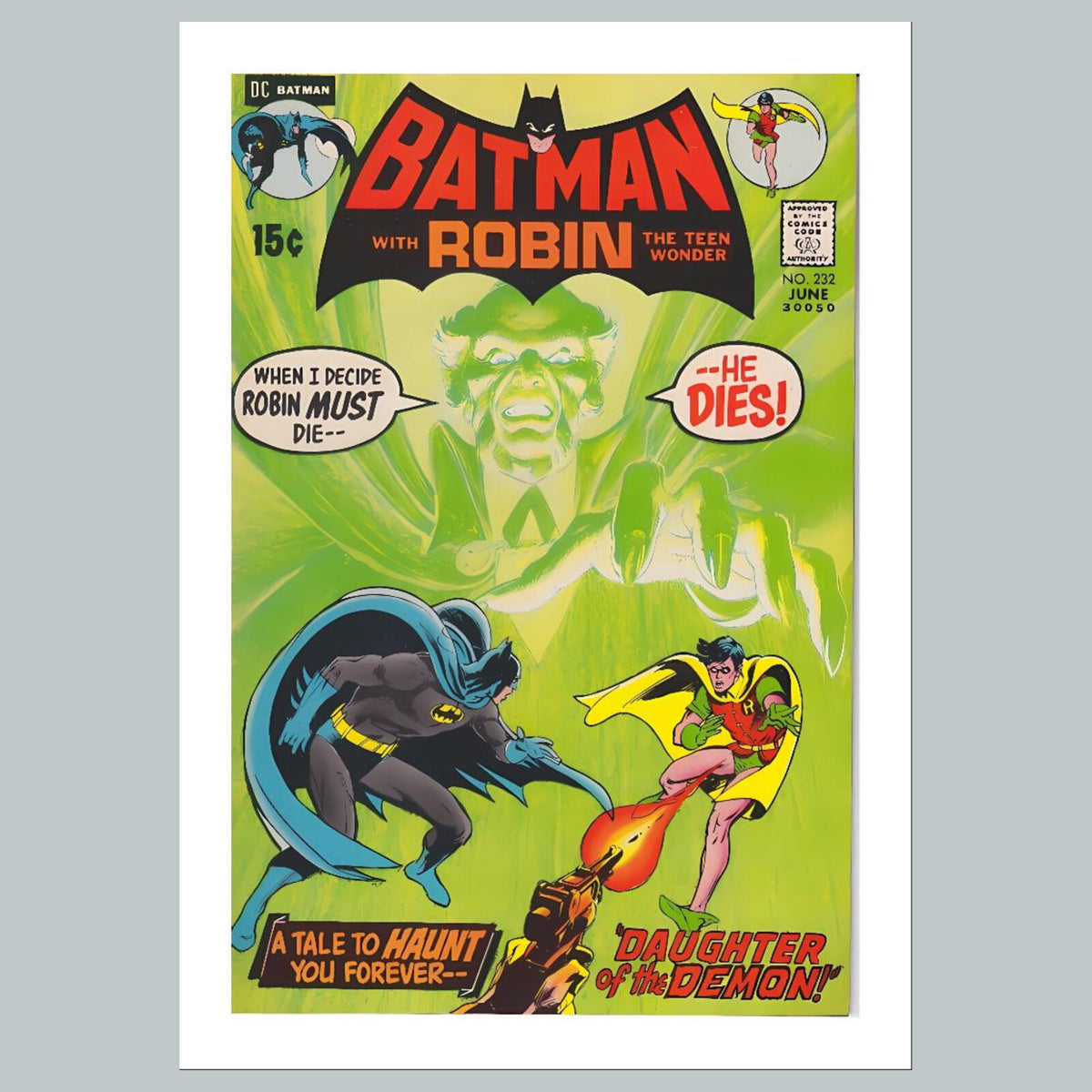 1935 Bat Man 8x10 Glossy Photo Comic Book Cover Fast-Secure Shipping