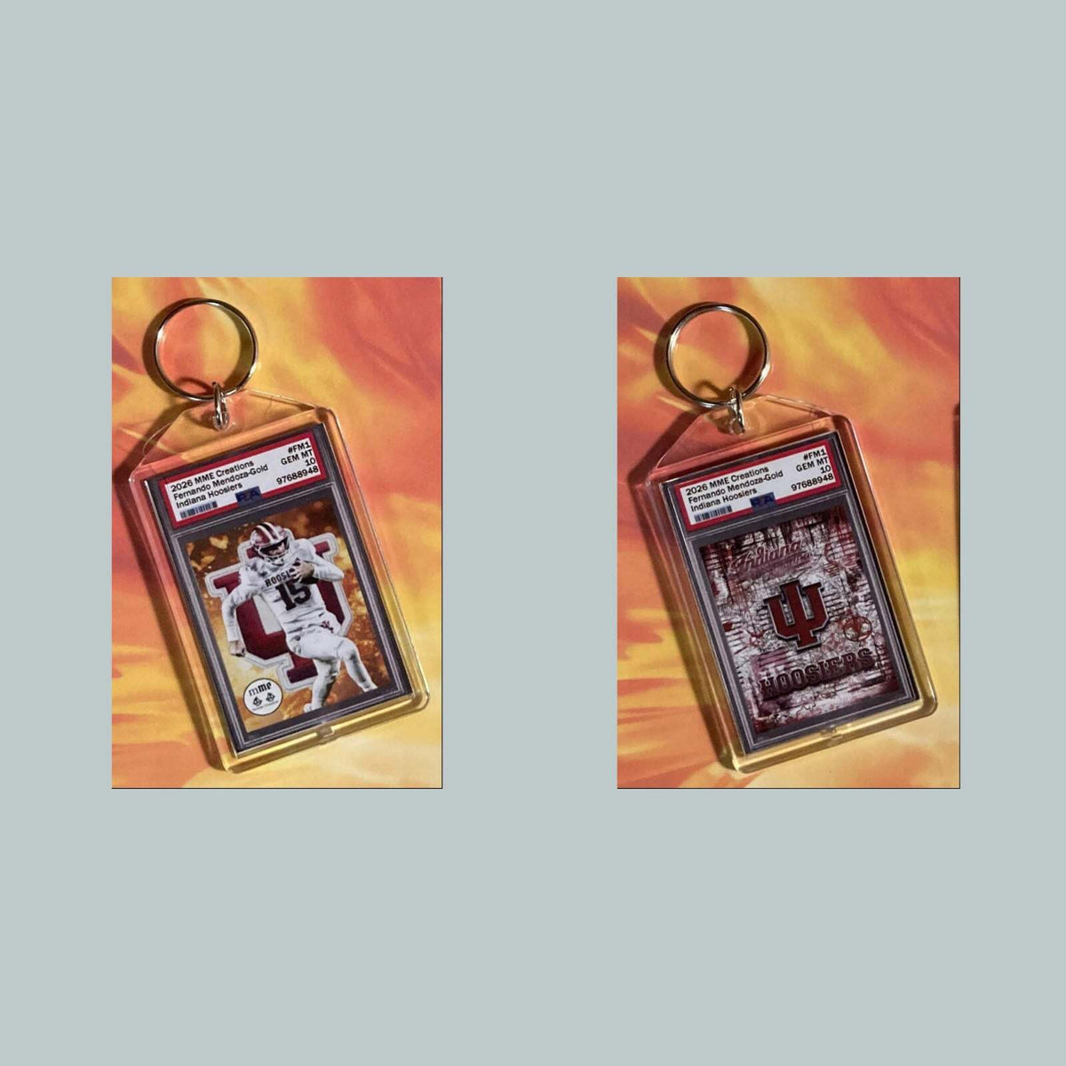 3741 Fernando Mendoza 2026 Nat Championship Mockup Custom Hand Made Keychain