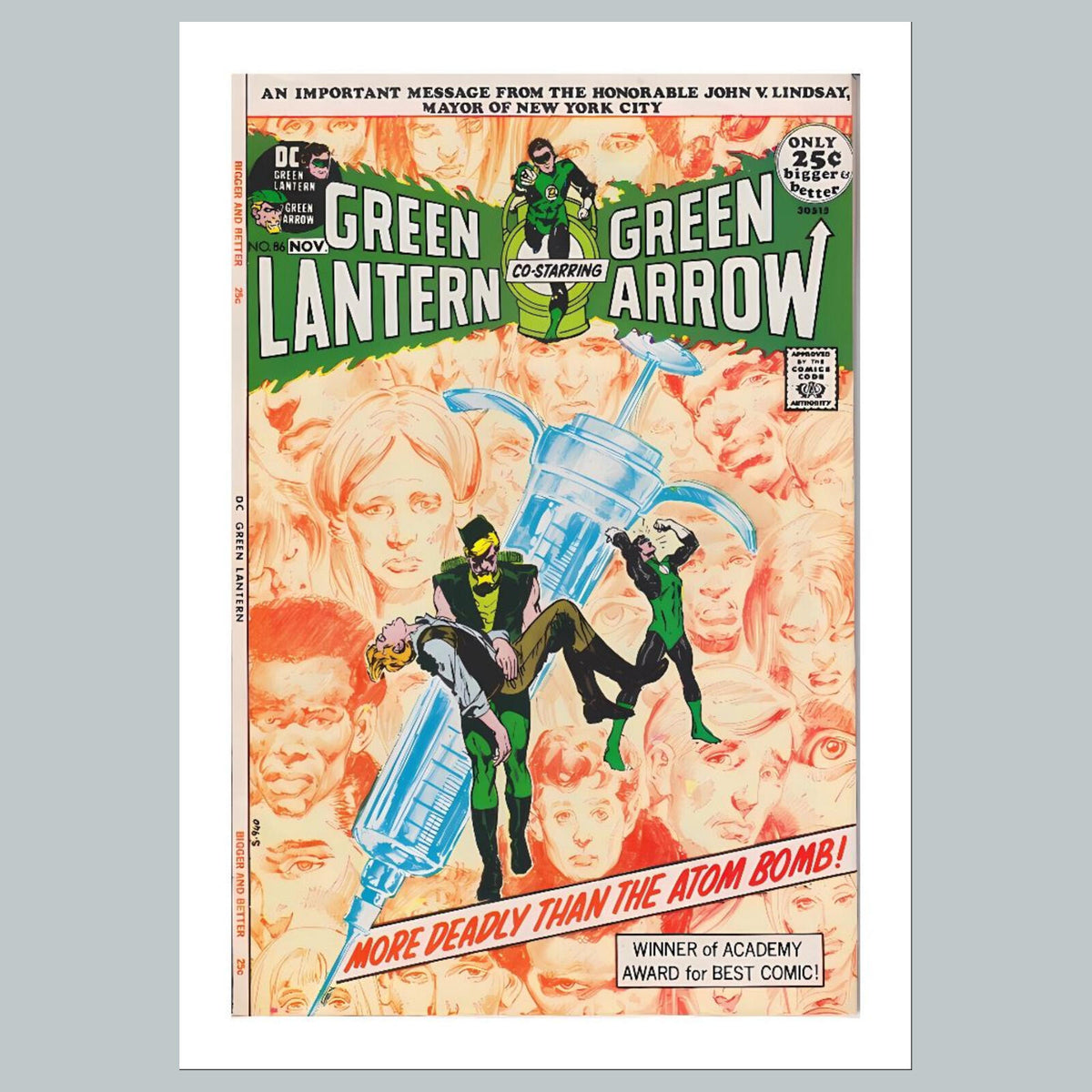 2155 Green Lantern 8x10 Glossy Photo Comic Book Cover Fast-Secure Shipping