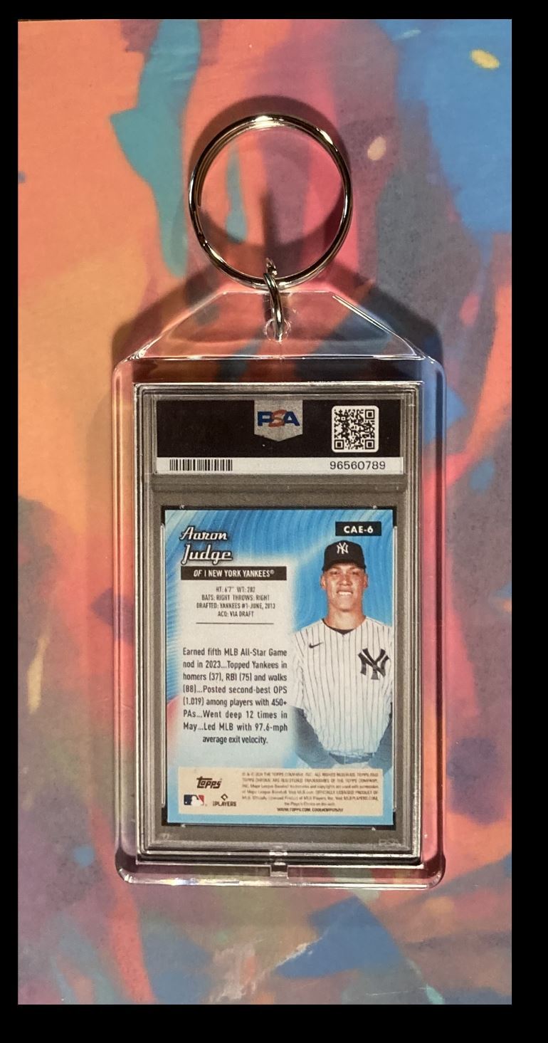 3001 Aaron Judge Fantasy Mockup Custom Hand Made Keychain-Makes A Great Gift