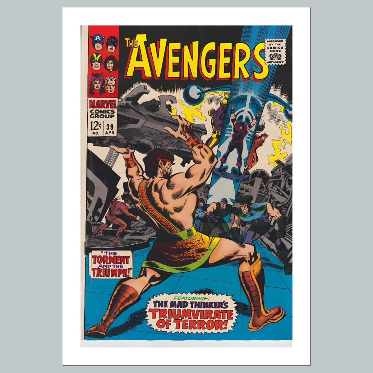 1831 The Avengers 8x10 Glossy Photo Comic Book Cover Fast-Secure Shipping