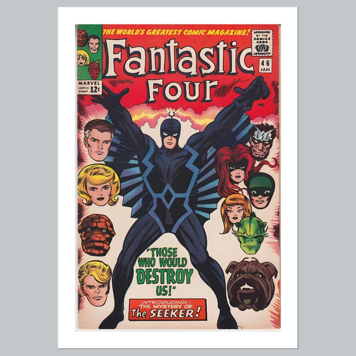 1979 Fantastic Four 8x10 Glossy Photo Comic Book Cover Fast-Secure Shipping