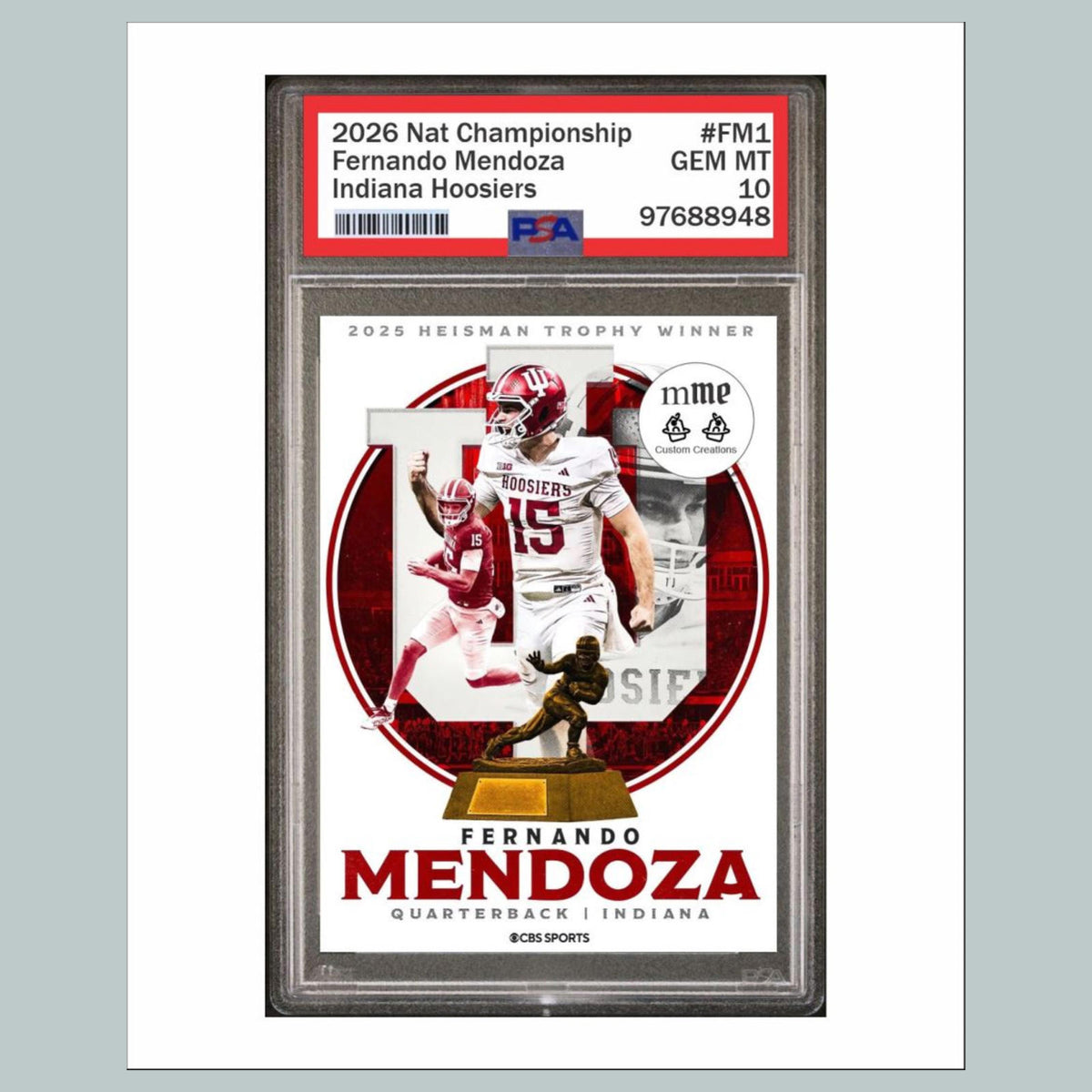 1109 P- 8X10 Fernando Mendoza 8x10 Glossy Photo - Fast-Secure Shipping FBL