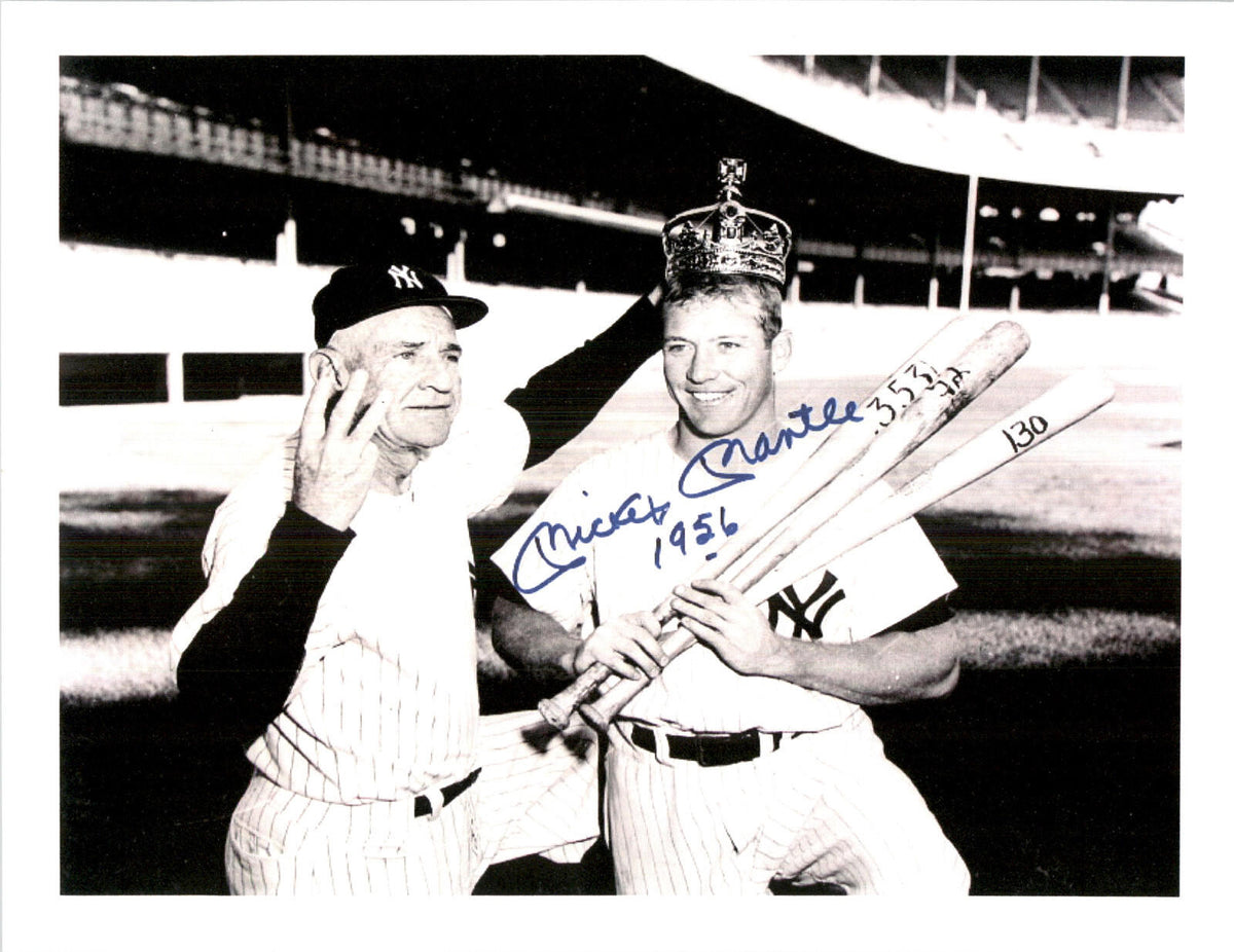0605B Fiver Bundle 8X10 Glossy Photos Mickey Mantle Makes A Great Gift BBL