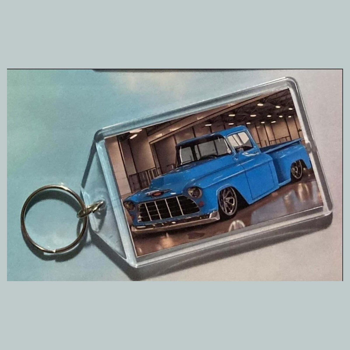 3564 1957 Chevrolet Custom Task Force Truck Acrylic Keychain | Vintage Keychain