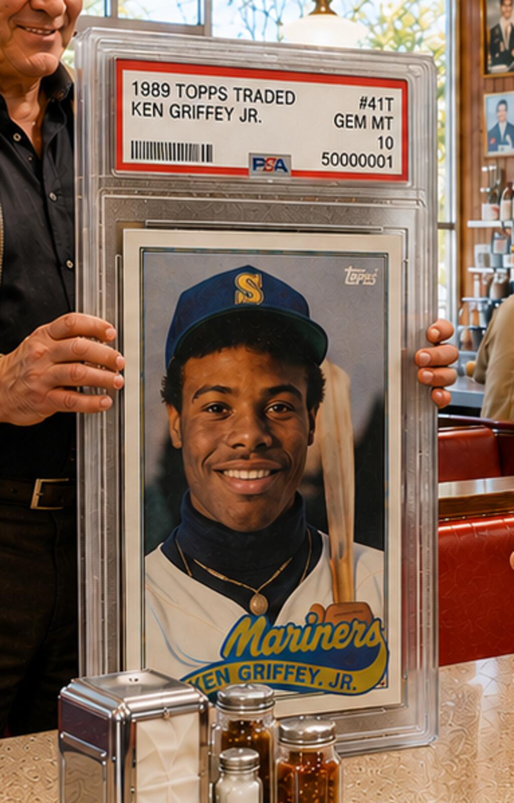 2756 Tony Soprano Griffey Rookie Card Classic Entertainment Scenes 8x10 Print