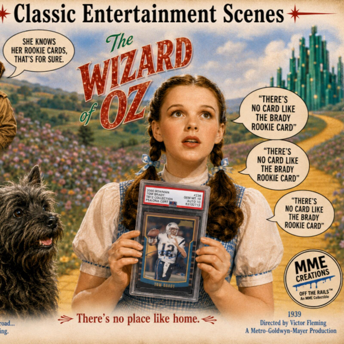 2754 Wizard of Oz Brady Rookie Card Classic Entertainment Scenes 8x10 Art Print