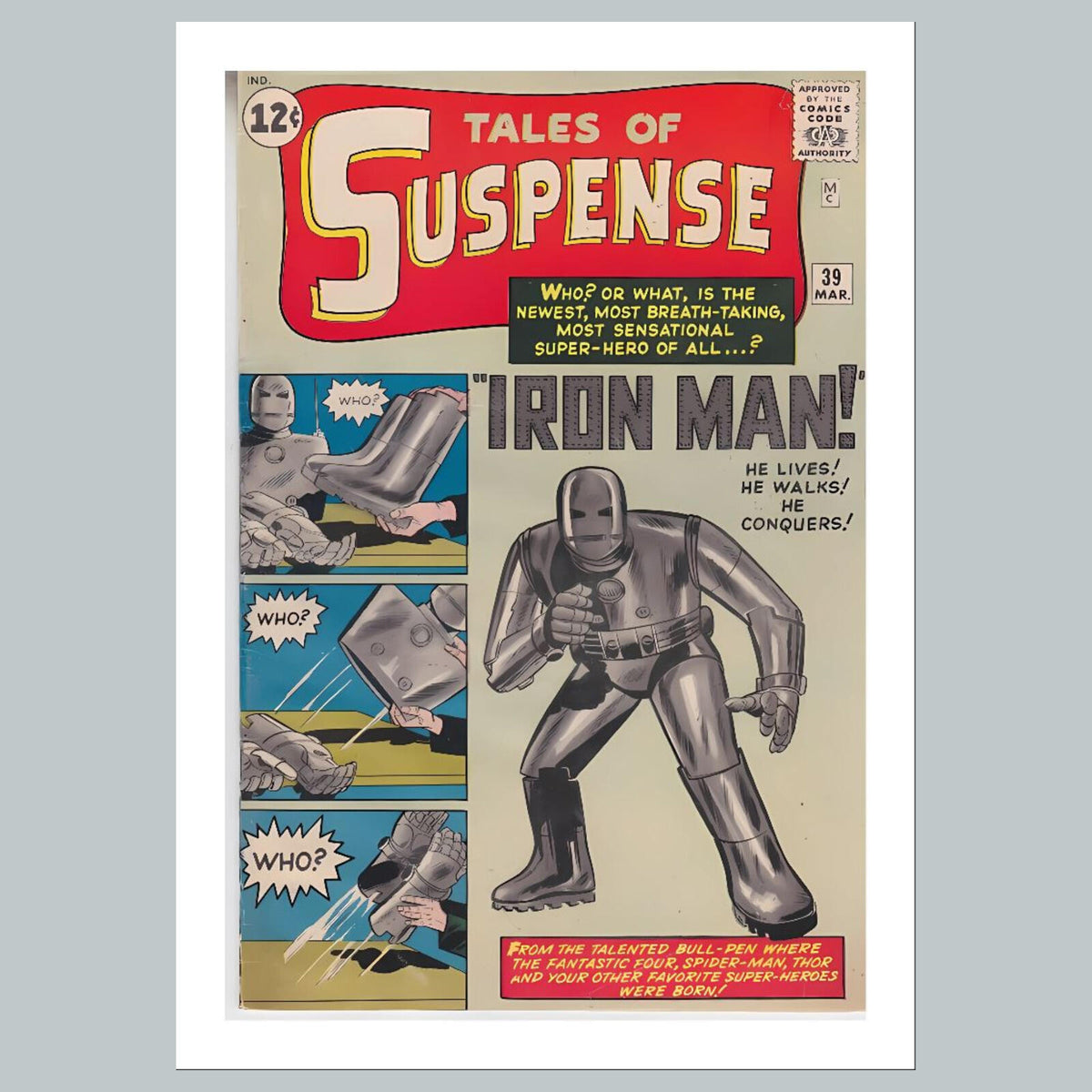 2574 Tales Of Suspense 8x10 Glossy Photo Comic Book CoverFast-Secure Shipping