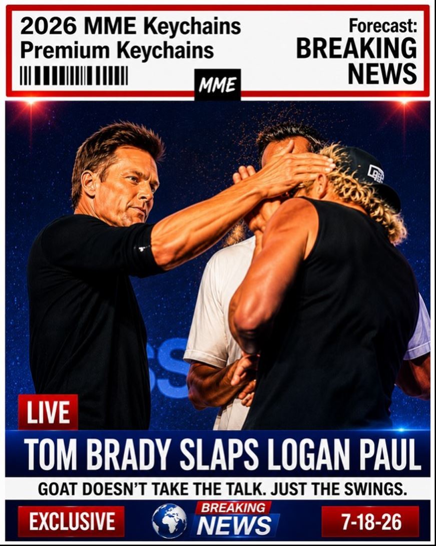 3956 Tom Brady 8X10 Print  Breaking News! Slaps Logan Paul 8X10 Premium Print