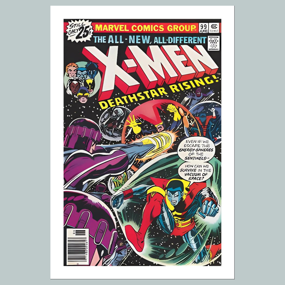 1597 X-Men June 1976 8x10 Glossy Photo Comic Book Cover