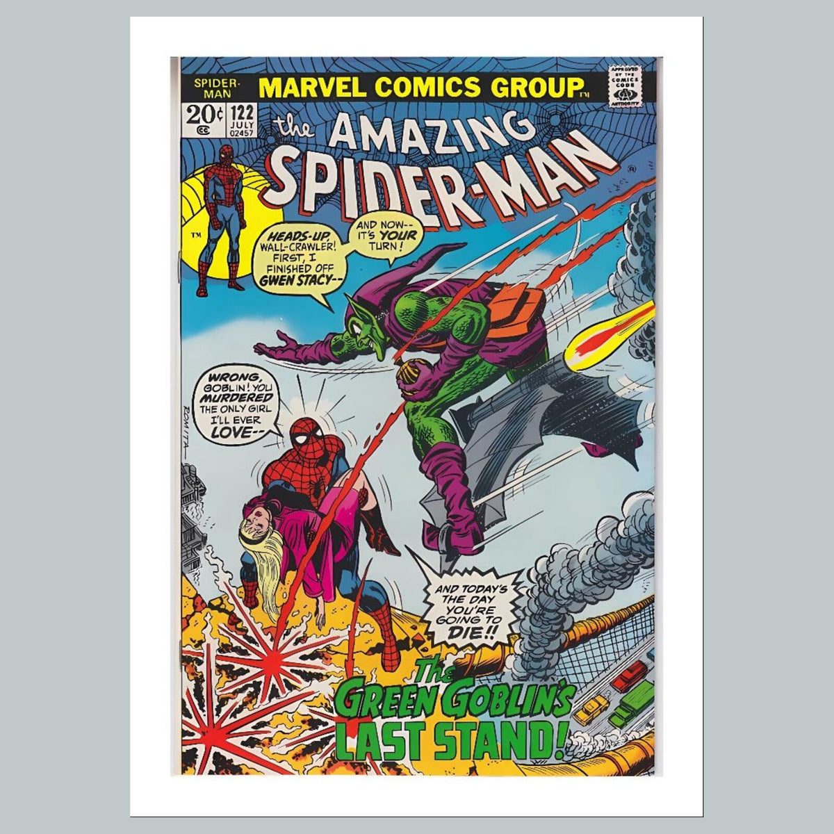 1818 Amazing Spider-Man 8x10 Glossy Photo Comic Book Cover Fast-Secure Shipping