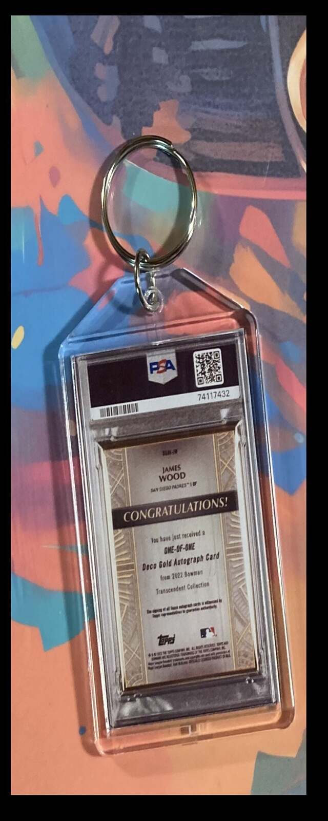 3068 Caleb Williams 2022 Bowman's Best University SuperFractor Keychain-Gift