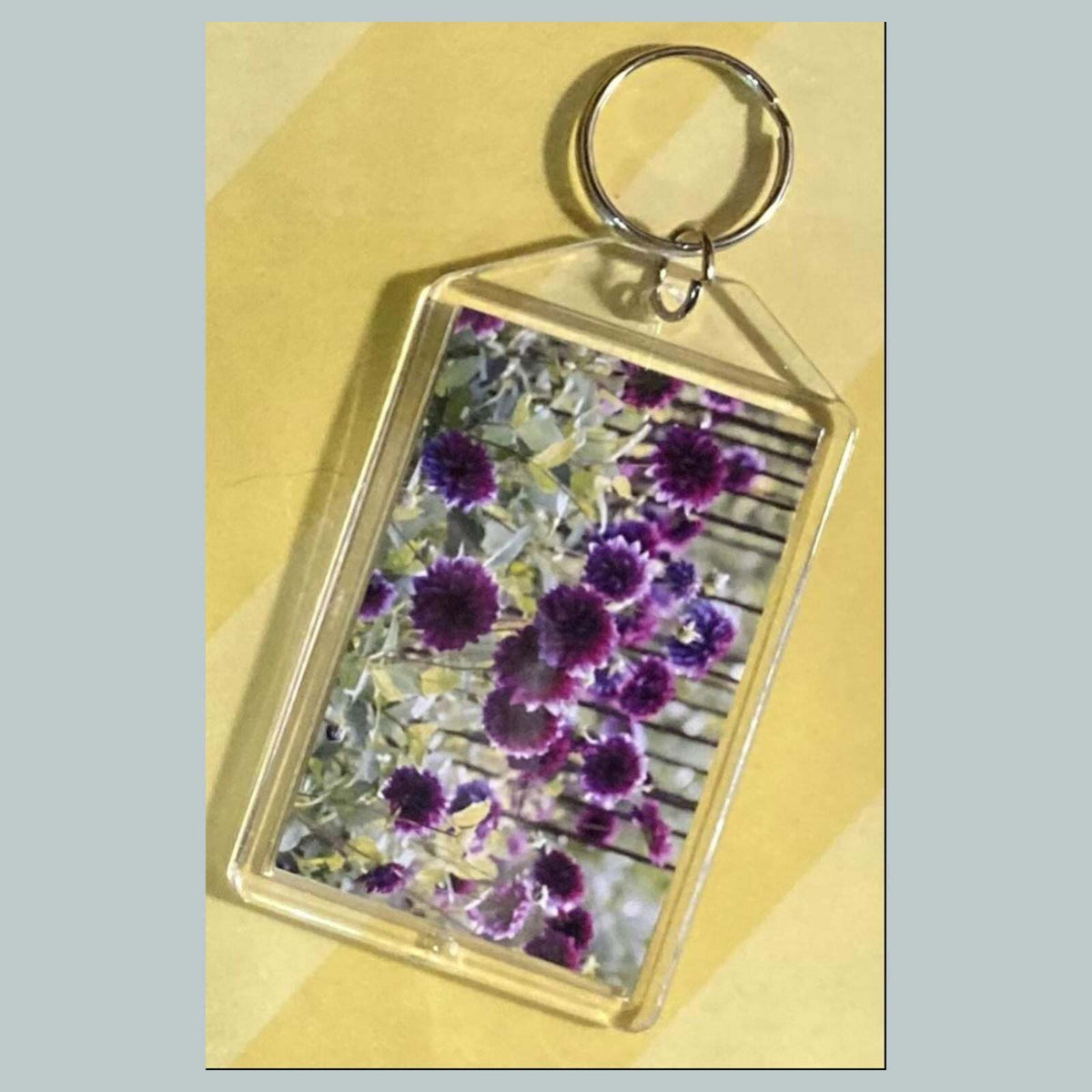 3678 Dahlia Acrylic Keychain | Floral Keychain | Flower Lover Gift