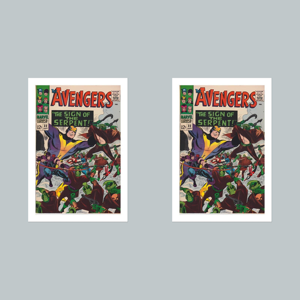 1836 The Avengers 8x10 Glossy Photo Comic Book Cover Fast-Secure Shipping