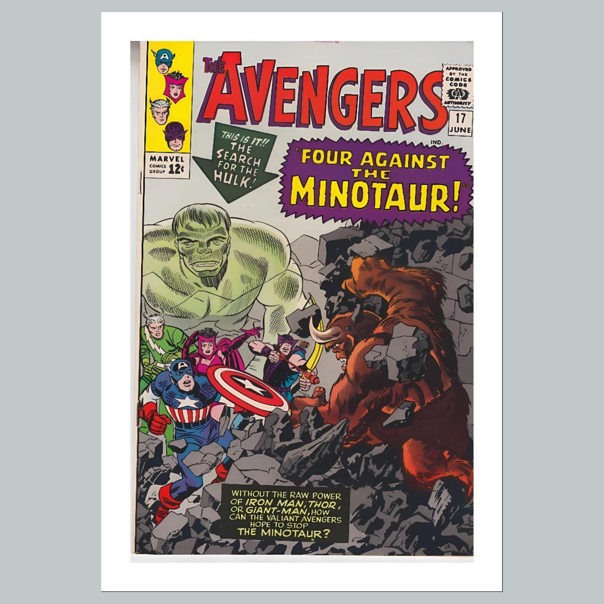 1805 The Avengers 8x10 Glossy Photo Comic Book Cover Fast-Secure Shipping