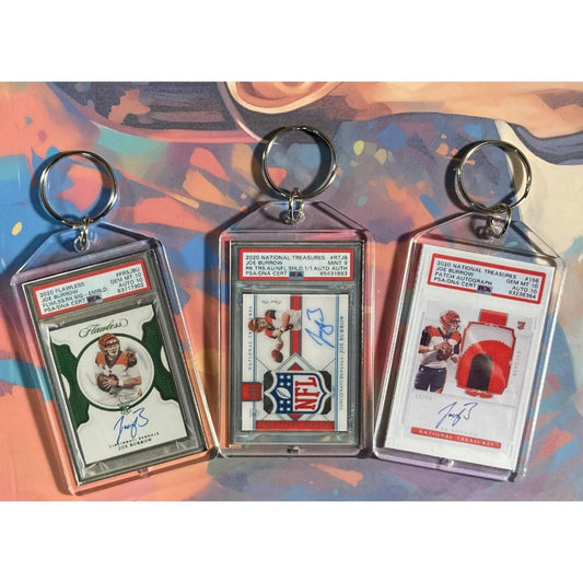 3169B Joe Burrow 3 Pack Bundle - 3 Different Custom Novelty Keychains -Gift